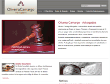 Tablet Screenshot of oliveiracamargo.com.br